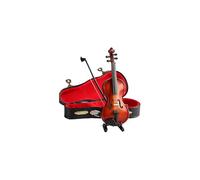 Playable Tiny Violin Figurine, Tiny Violin with Sound, With Sound and Sad Music, The Worlds Smallest Miniature Musical Instrument, For Unique Dumb Stupid Gag Gifts (Wooden,20cm)