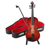 Playable Tiny Violin - Worlds Smallest Violin with Sound, Miniature Musical Instrument, Dollhouse Accessory or Keychain Charm for Unique Gag Gifts