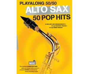Playalong 50/50: Alto Sax - 50 Pop Hits by Various | Paperback | 2013