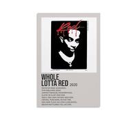 Playboi Carti Whole Lotta RedClassic Characters Actor Singer Poster Celebrity Poster Famous Athlete Poster Home Canvas Painting Oil Painting Print Signature Poster Home Decoration12x18inch(30x45cm)Unf
