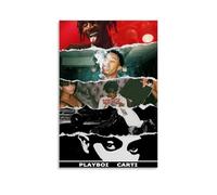 Playboi Poster Carti Rapper Music Album Collage Music Posters for Room Aesthetic Canvas Wall Art Bedroom Decor12x18inch(30x45cm)