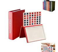 Playbook Board Game Hangman, Hangman Game Magnetic Cowboy Book, 3D Printed Portable Books Multi Game Set Chess Four In A Row Sea Battle for Kids Adults Play (B)