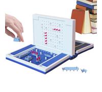 Playbook Naval Battles - 3D Printed Warships Board Game, Magnetic Storage | Classic Strategy Game For Adults Families Travel Games Night Fun Portable Strategic Adventure