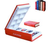 Playbook'd Chess, Book Board Games, 3D Printed Chess Book, Magnetic Chess Set, Four in a Row, Sea Battle, Backgammon, Mancala, Hangman, Portable Books Design Board Game