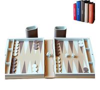 Playbook'd Chess, Book Board Games, 3D Printed Chess Book, Magnetic Chess Set, Four in a Row, Sea Battle, Backgammon, Mancala, Hangman, Portable Books Design Board Game