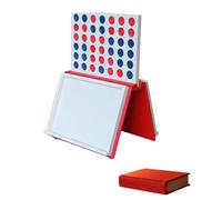 Playbook'd Hangman Game, Portable Book Board Games, 3D Printed Magnetic Chess Set, Four in a Row/Sea Battle/Chess/Hangman, Books Design for Adults Connect Four