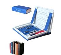 Playbook'd Hangman, Hangman Game Magnetic Cowboy 3D Printed, Playbooks Board Game, Book Board Games, Decorative Bookshelf Strategy Game (Sea Battle)