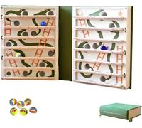 Playbook'd Snakes and Ladders, Snakes and Ladders Board Game, Chutes and Ladders Board Game, Playbook'd Book Board Games, Automatic Pop-Up 3D Game with Built-in Snake Mechanism