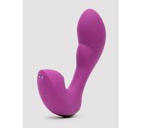 Playboy Arch Dual G-Spot Rechargeable Vibrator - Purple Purple