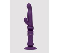 Playboy Hoppy Ending Thrusting Hands Free Rabbit Vibrator - Purple Purple