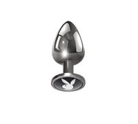 Playboy Tux Anal Plug Silver 9.5 cm
