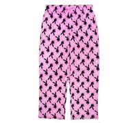 Playboy Women's Super Soft Cozy Yummy Lounge Multiple Prints Sizes XXS-XL Casual, Sherpa Pant-Bunny and Heart Toss Pink