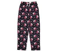 Playboy Women's Super Soft Cozy Yummy Lounge Pants, Varsity Toss - Black, L