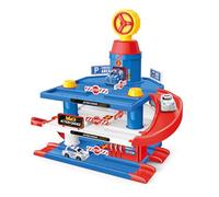 PlayBuild 3-Level Parking Garage Playset for Kids - Includes 3 Toy Cars, Ramps, and Multi-Tier Parking Structure - Interactive Vehicle Playset for Boys & Girls