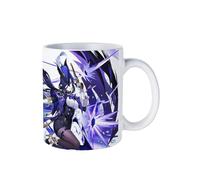 PLAYDOM Genshin Impact Zhong Li QiQi Furina de Fontaine Hu Tao Tighnari XianYun Chiori EULA Navia Kaedehara Kazuha Coffee Mugs,Tea Mug - Ceramic Coffee Mugs for Women and Men (Clorinde)