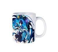 PLAYDOM Genshin Impact Zhong Li QiQi Furina de Fontaine Hu Tao Tighnari XianYun Chiori EULA Navia Kaedehara Kazuha Coffee Mugs,Tea Mug - Ceramic Coffee Mugs for Women and Men (Wanderer)