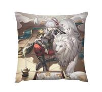PLAYDOM Honkai:Star Rail Kafka JingYuan DanHeng March 7th Himeko Bronya Rand,18 * 18 inch- Throw Pillow Decor for Home Sofa Bedding (Jing Yuan)