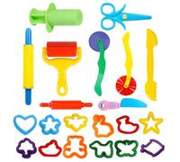 Playdough Accessories,Playdough,21 Pcs Playdough Set Includes Roller Rolling Pins Dough Extruder Animal Molds,Kids DIY Creation Play Dough Tools for 14+ Years Old