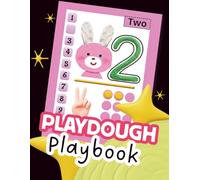 Playdough Playbook: Learn to Count 1-10 & Alphabet A-Z | Preschool Activity Book | Fine Motor Skills & Sensory Play Learning Binder