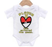 Player 3 Has Entered The Game Trainer Design Baby Grow for Baby Girl or Boy, Cute and Comfortable Baby Vests (0-3 Months, White)