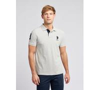 Player 3 Pique Polo Shirt U.S. POLO ASSN. Mid Grey L