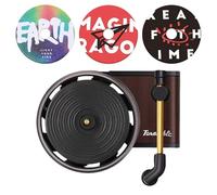Player Air Freshener - Record Player Design Car Perfumes | Turntable Perfume Diffuser Reusable Car Oil Diffuser | Decoration Accessories Use for Cars Buses and Trucks