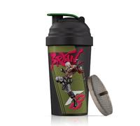 Player Ammo TEKKEN 8 Bryan Fury Shaker Bottle 600ml Gym Protein Mixer