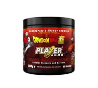 PLAYER AMMO X Dragon Ball Super | Black Cherry Blast Energy Powder | 60 Servings | Boost Focus Nootropics & Performance - Sugar Free Energy Supplement