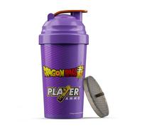 Player Ammo X DRAGON BALL SUPER DBS | Officially Licensed Limited Edition 600ml Full-Colour Shaker | Made in the UK | BPA-Free Mixer Bottle with Mesh System for Smooth Mixing (Beerus Purple DBS)
