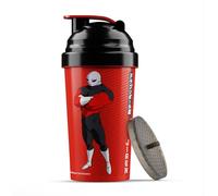 Player Ammo X DRAGON BALL SUPER DBS | Officially Licensed Limited Edition 600ml Full-Colour Shaker | Made in the UK | BPA-Free Mixer Bottle with Mesh System for Smooth Mixing (Jiren Red DBS)