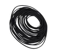 Player Belt Kit - 30 Mixed Rubber Cassette Repair Belts, Square 0.7mm 1mm Hybrid Sizes, No Vibration Treadle Sewing Machine Replacement, 26-85mm Diameter | Universal Drive Bands for Tape Recorders