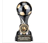 Player Of The Year Football Award Black 130mm Attack Strike Trophy Engraved Free