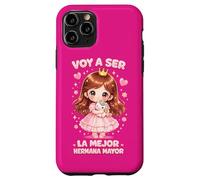 Playera Big Sister: Voy a Ser la Mejor Hermana Mayor Anuncio Case for iPhone 11 Pro