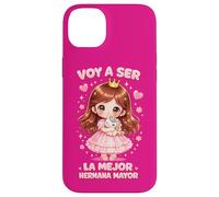 Playera Big Sister: Voy a Ser la Mejor Hermana Mayor Anuncio Case for iPhone 14 Plus