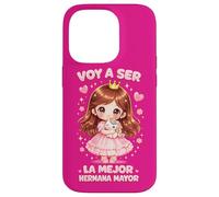 Playera Big Sister: Voy a Ser la Mejor Hermana Mayor Anuncio Case for iPhone 14 Pro
