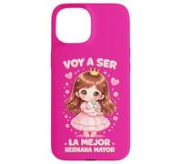 Playera Big Sister: Voy a Ser la Mejor Hermana Mayor Anuncio Case for iPhone 15