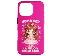 Playera Big Sister: Voy a Ser la Mejor Hermana Mayor Anuncio Case for iPhone 16 Pro
