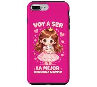Playera Big Sister: Voy a Ser la Mejor Hermana Mayor Anuncio Case for iPhone 7 Plus/8 Plus