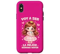 Playera Big Sister: Voy a Ser la Mejor Hermana Mayor Anuncio Case for iPhone X/XS