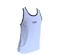 Playerz Boxing Vest | IBA Style Lightweight Amateur Boxing Vest for Sparring and Fighting | Black Blue Red White Breathable Workout Boxing Vest (UK, Alpha, M, Regular, Regular, White)
