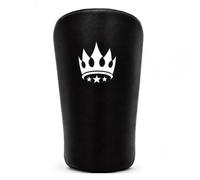 Playerz Calf Kick Pad - Premium Microfibre Low Kick Training Pad with High-Density Foam Padding, Adjustable Straps for Muay Thai, Kickboxing, MMA & Combat Sports Coaching