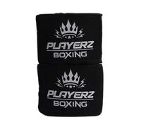 Playerz Deluxe Hand Wraps - 5 Metres | Elasticated Boxing Wraps for Hand & Wrist Support | Premium Protection for Boxing, Muay Thai & Combat Sports | Secure Hook & Loop Closure | Machine Washable