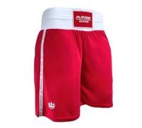 Playerz IBA Style Boxing Shorts - Adult & Kids Lightweight Elasticated Boxing Shorts for Comfort and Durability, Ideal for Workouts, Training, Sparring, and Competitions in Red, Blue, White, and Black