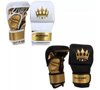 Playerz Power MMA Sparring Gloves - Premium Microfibre Gloves, Versatile Design for Combat Striking & Grappling, Enhanced Wrist Mobility with Precision Padding and secure Fit (Large)