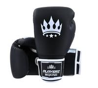 Playerz SparTech Boxing Gloves Pro Training Sparring, Microfibre Muay Thai MMA Kickboxing, Men Women Adult, Heavy Punching Bag Focus Mitts Pads Workout, Ventilated Palm, 10 12 14 16 (12oz)