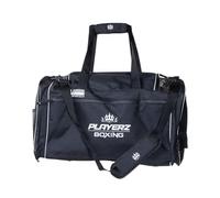 Playerz SparTech Holdall - Durable Nylon Gym Bag for Muay Thai, MMA, Boxing - Spacious with Secure Pockets and Waterproof Lining - Breathable Mesh Top, Iconic Playerz Crown Logo