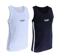 Playerz Stealth Boxing Vest - Lightweight Training Vest for Sparring and Workouts - Breathable, Moisture-Wicking Fabric, Black & White Options Great for Both Men & Women