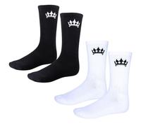 Playerz Stealth Performance Socks | Adult Training Socks Fitness Socks Boxing Socks | Mens Womens White Black Gym Workout Socks | 6-11 UK, 39-46 EU (UK, Alpha, One Size, Regular, Regular, Black)