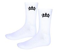 Playerz Stealth Performance Socks | Adult Training Socks Fitness Socks Boxing Socks | Mens Womens White Black Gym Workout Socks | 6-11 UK, 39-46 EU (UK, Alpha, One Size, Regular, Regular, White)