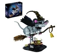 PlayExquizen Harry Mouse Animal Building Blocks Set, Magic Mouse Building Set with Broom, Ideas Magic World Animal Bricks Model Toy, Home Office Decor, Gifts for Adults and Movie Fans, 676 PCS